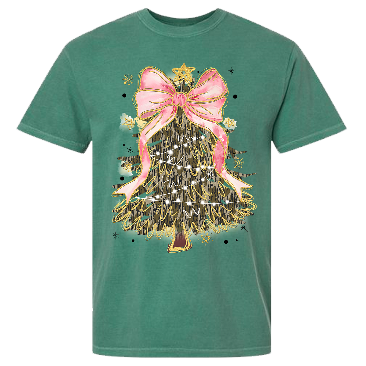 Camo Tree Comfort Color Tee