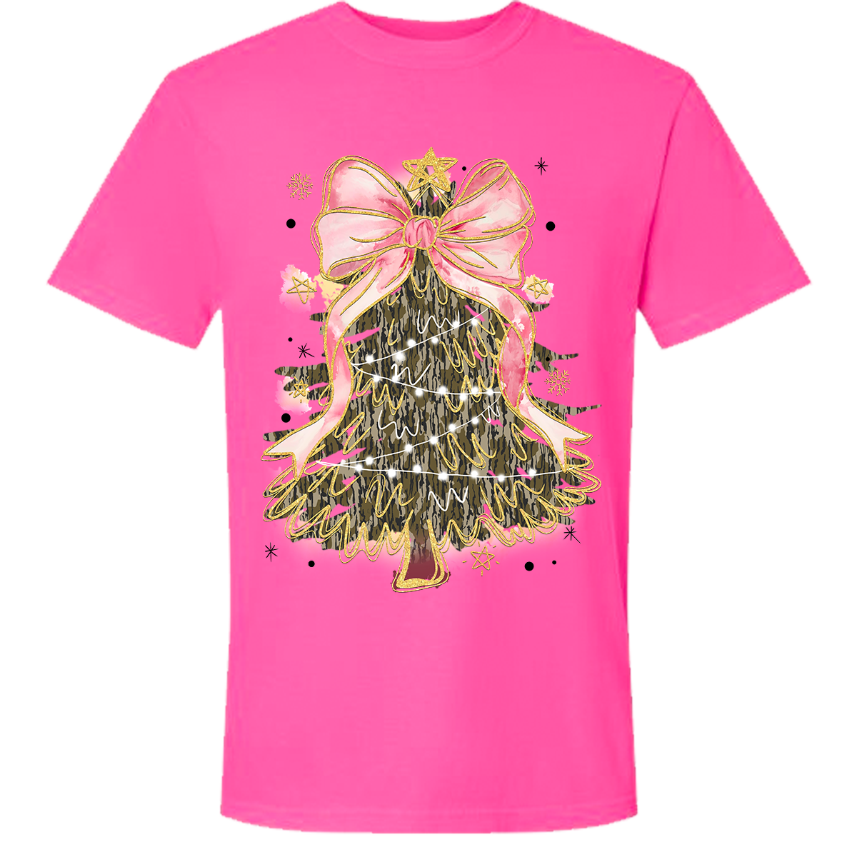 Camo Tree Comfort Color Tee