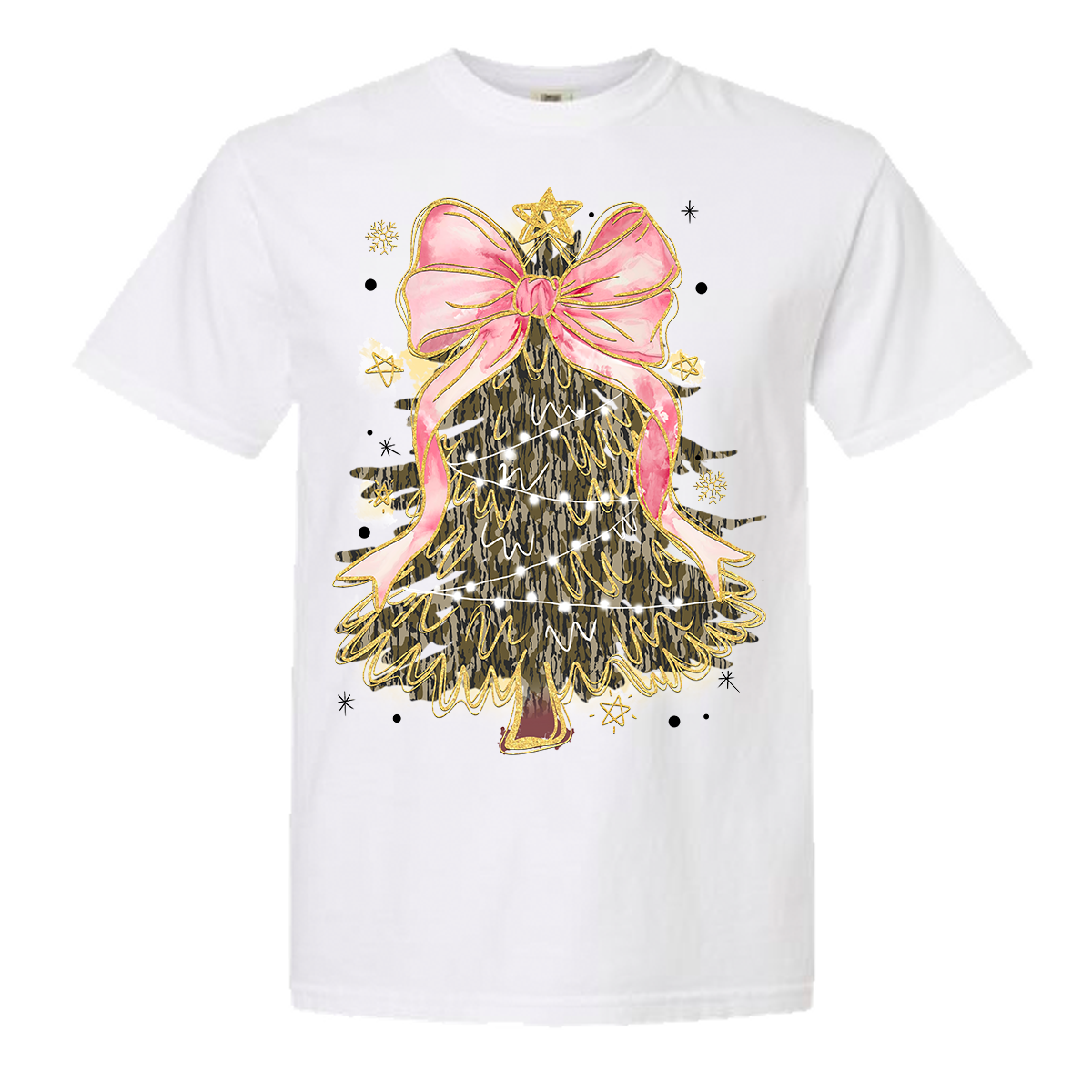 Camo Tree Comfort Color Tee