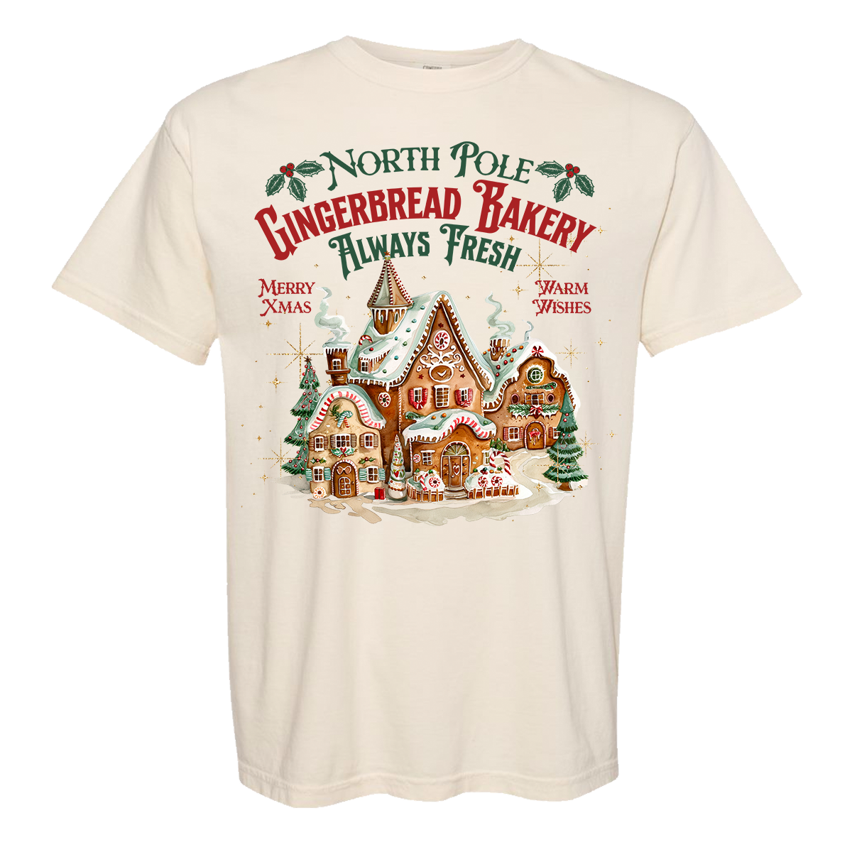 Gingerbread Bakery Comfort Color Tee