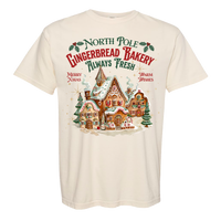 Gingerbread Bakery Comfort Color Tee