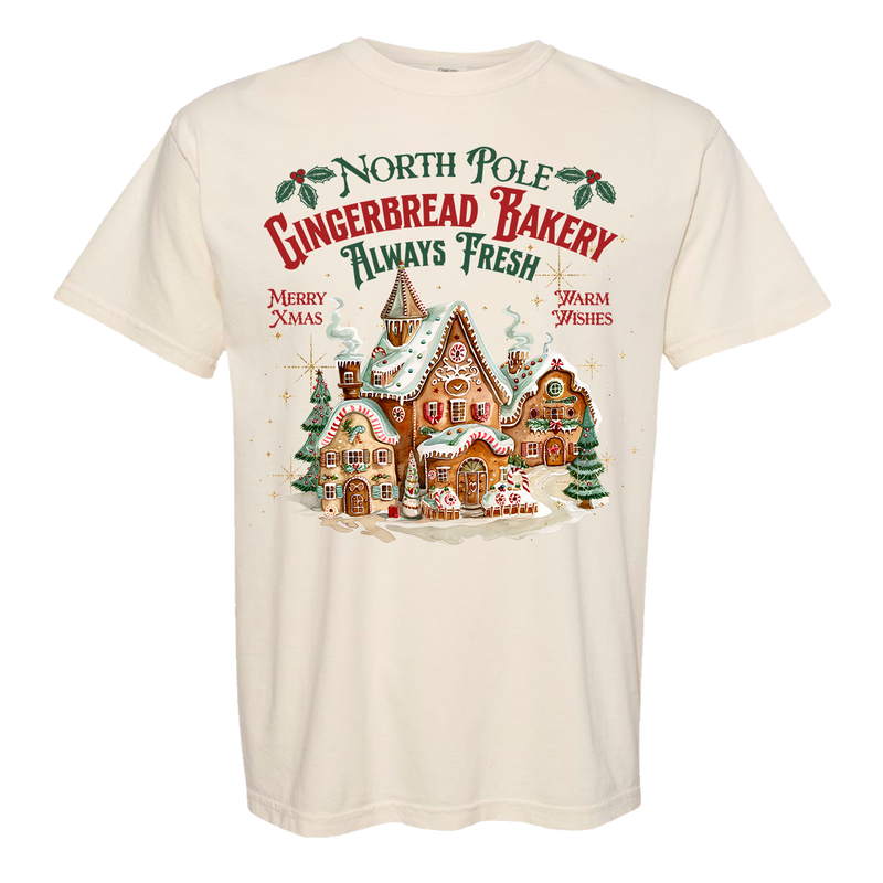 Gingerbread Bakery Comfort Color Tee