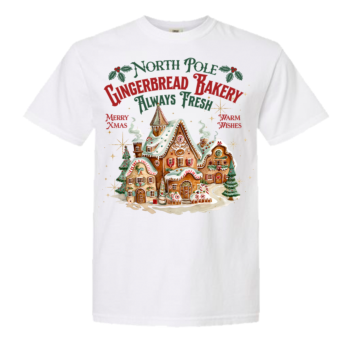 Gingerbread Bakery Comfort Color Tee