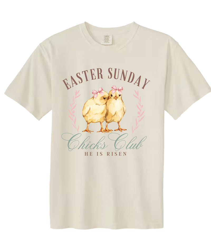 Chicks Club Comfort Colors Tee - Ivory