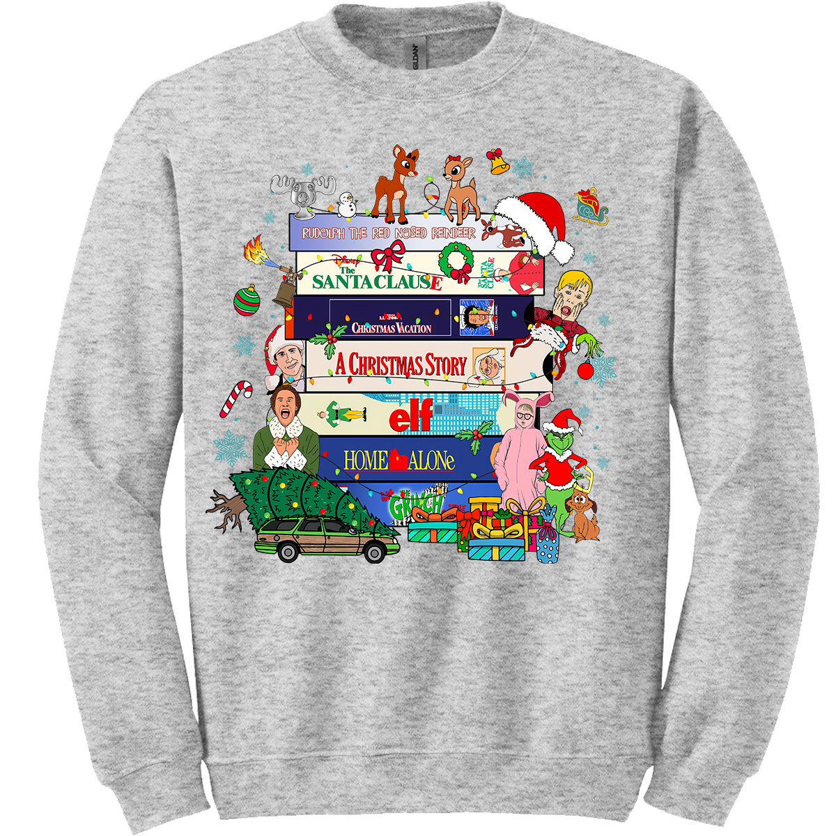 Christmas VHS Movies Tee