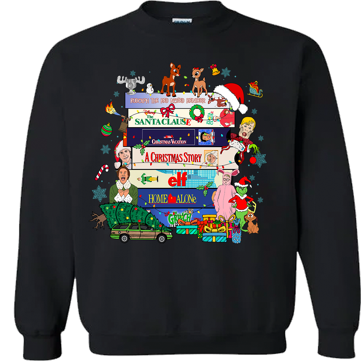 Christmas VHS Movies Tee