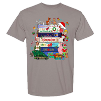 Christmas VHS Movies Comfort Color Tee