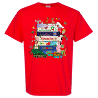 Christmas VHS Movies Comfort Color Tee