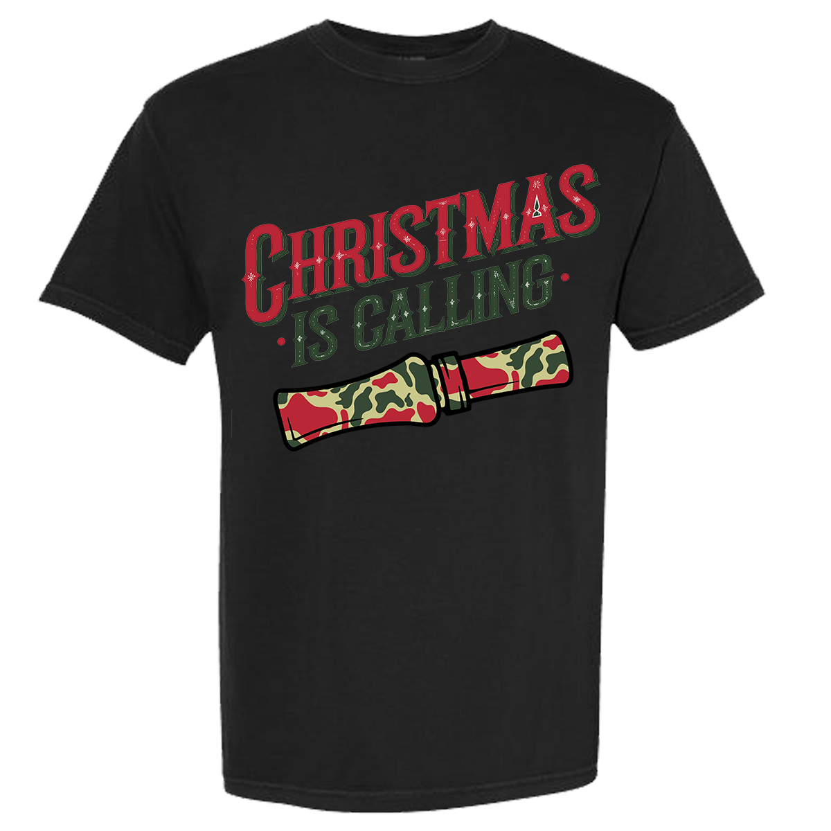 Christmas is Calling Comfort Color Tee