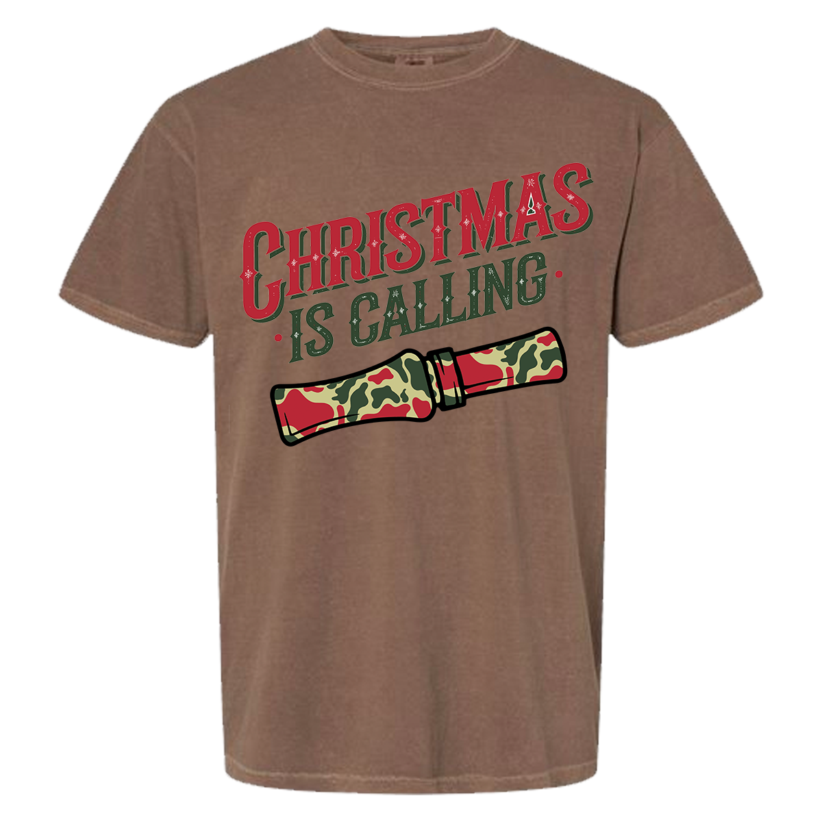 Christmas is Calling Comfort Color Tee