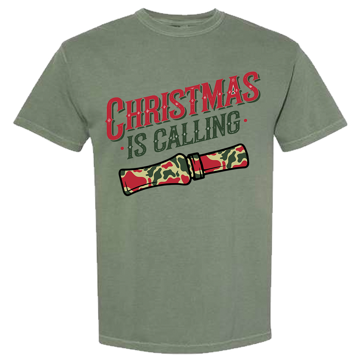 Christmas is Calling Comfort Color Tee