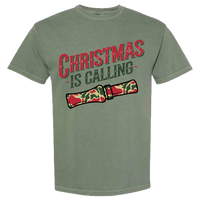 Christmas is Calling Comfort Color Tee