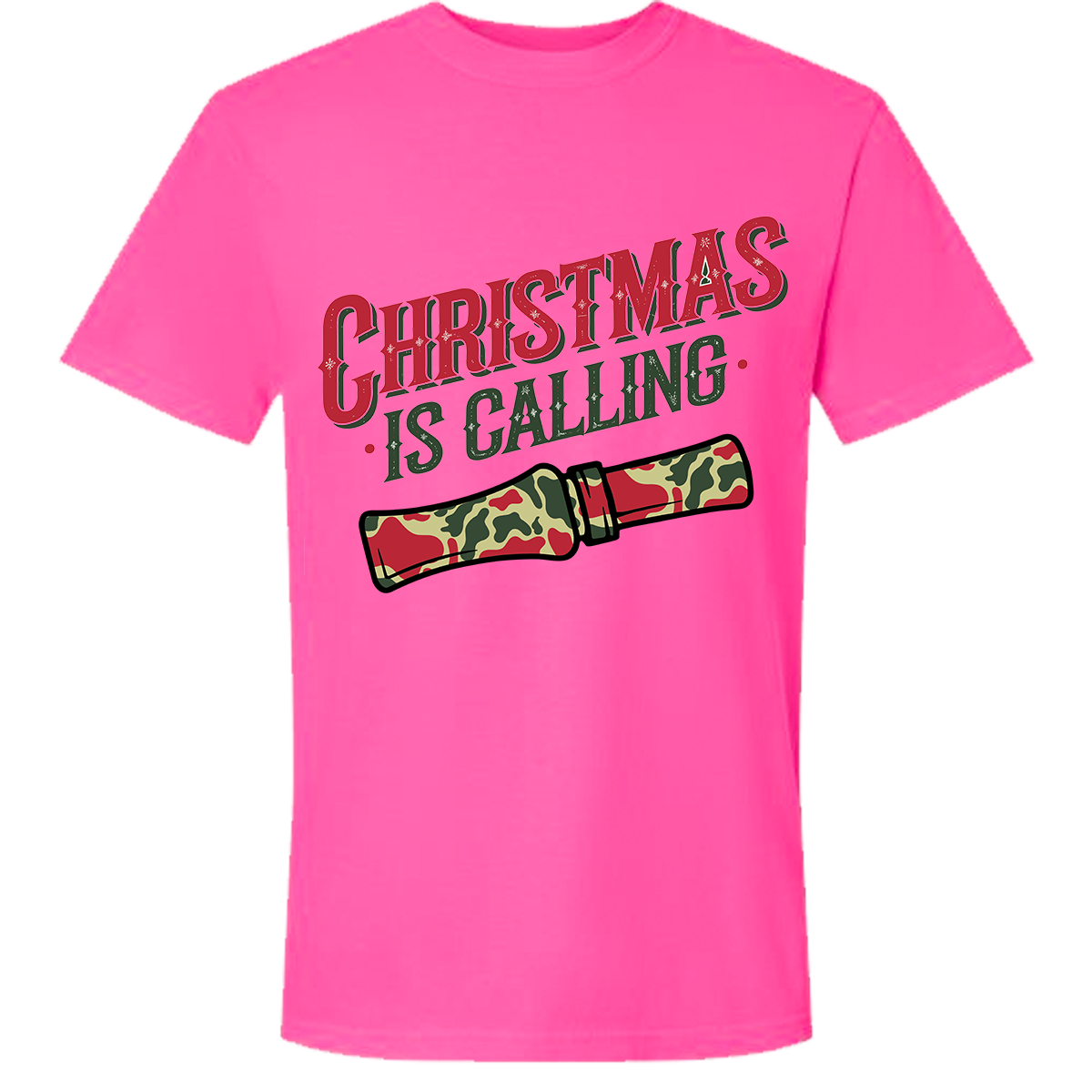 Christmas is Calling Comfort Color Tee