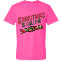 Christmas is Calling Comfort Color Tee