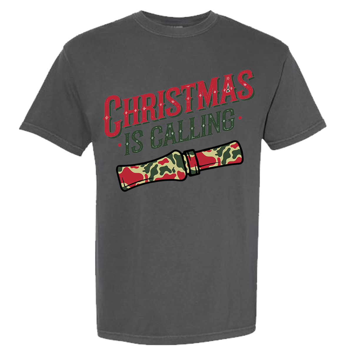 Christmas is Calling Comfort Color Tee