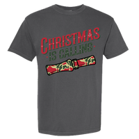 Christmas is Calling Comfort Color Tee