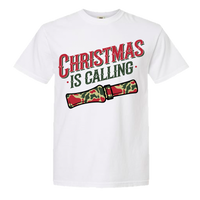 Christmas is Calling Comfort Color Tee