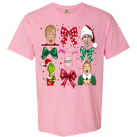 Christmas Movies Coquette Comfort Color Tee