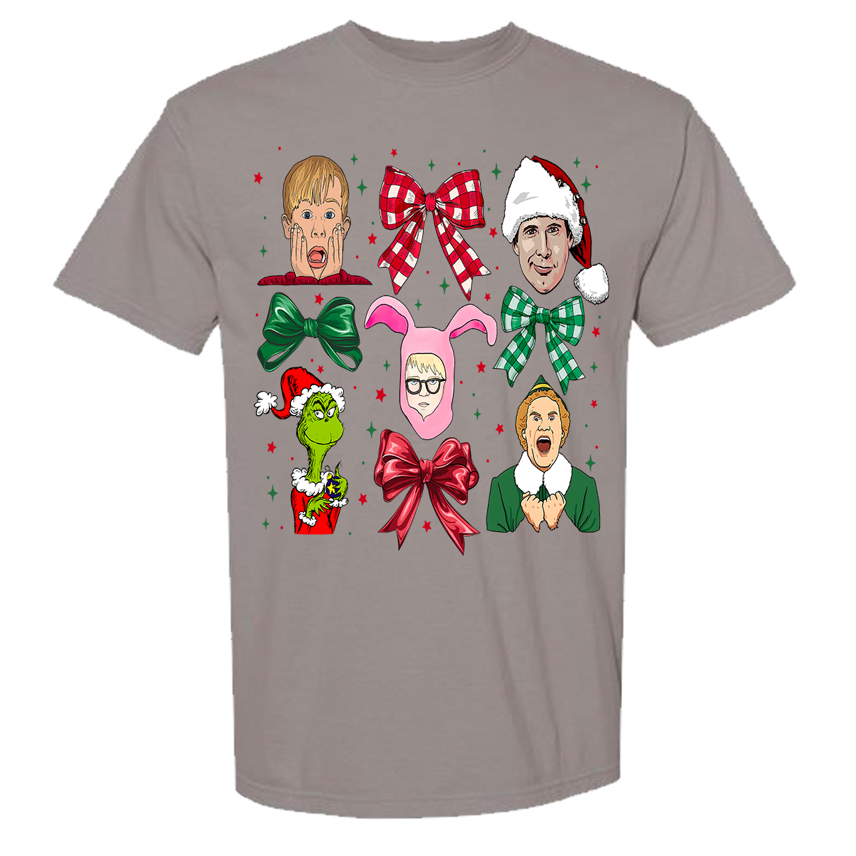 Christmas Movies Coquette Comfort Color Tee