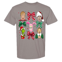 Christmas Movies Coquette Comfort Color Tee