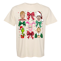 Christmas Movies Coquette Comfort Color Tee