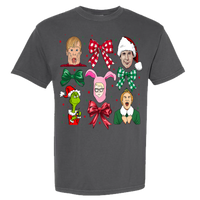 Christmas Movies Coquette Comfort Color Tee