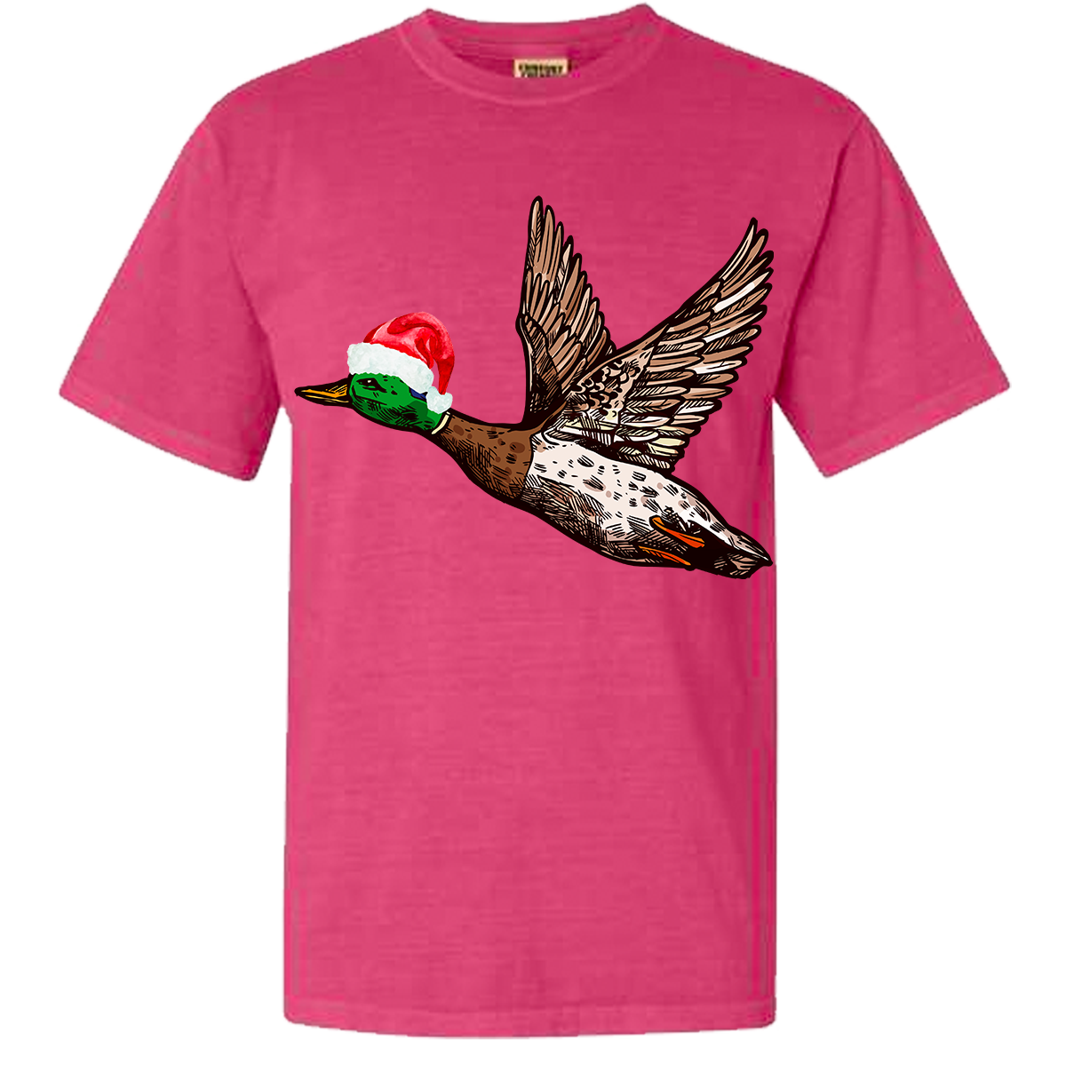 Christmas Mallard Comfort Color Tee