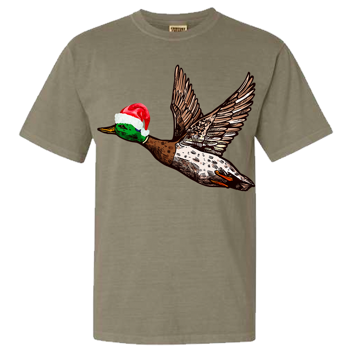 Christmas Mallard Comfort Color Tee