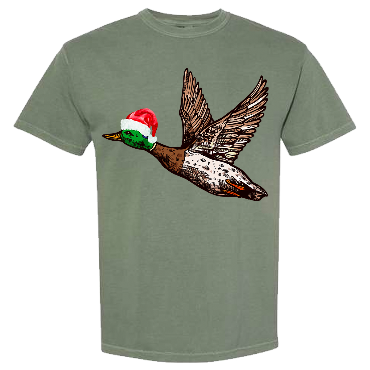 Christmas Mallard Comfort Color Tee