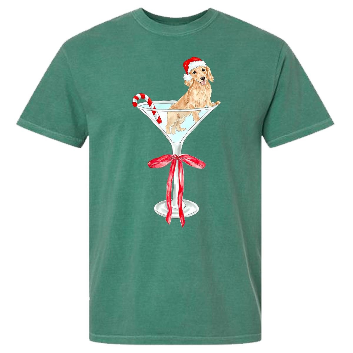 Christmas Mar-Weenie Comfort Color Tee