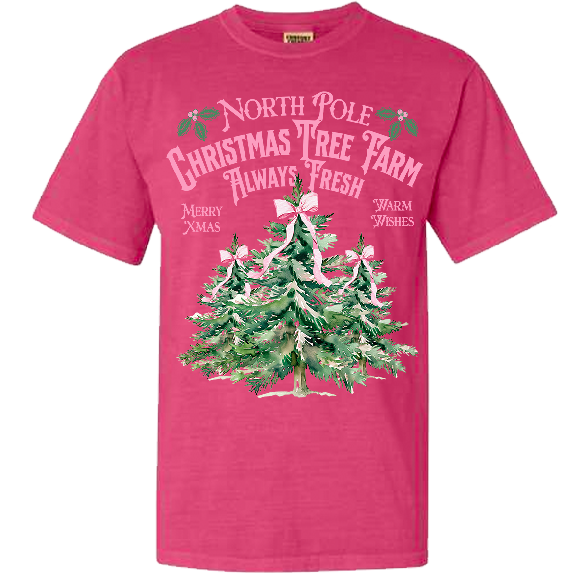 Christmas Tree Farm Comfort Color Tee