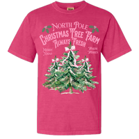 Christmas Tree Farm Comfort Color Tee