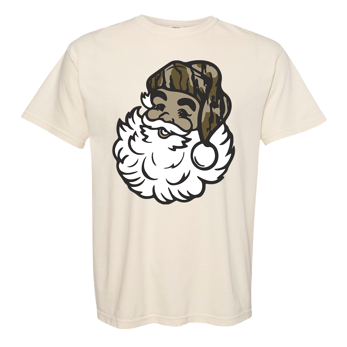 Camo Santa Comfort Color Tee