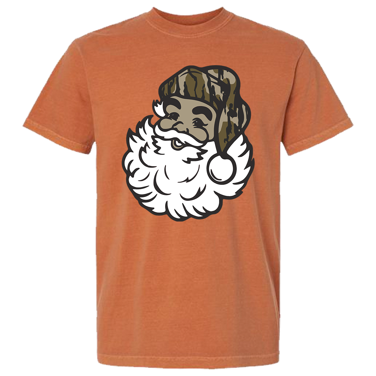 Camo Santa Comfort Color Tee