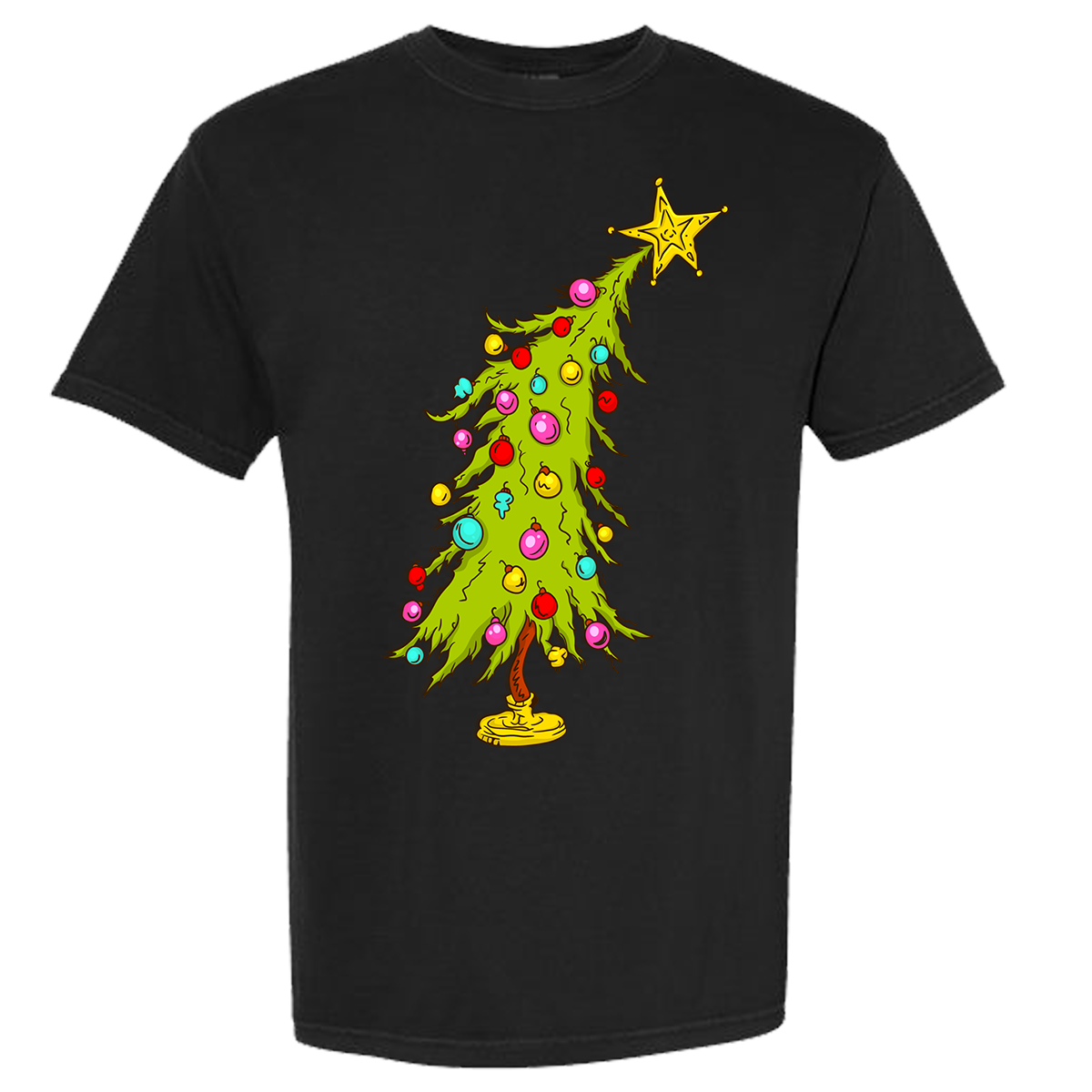 Christmas Tree Comfort Color Tee