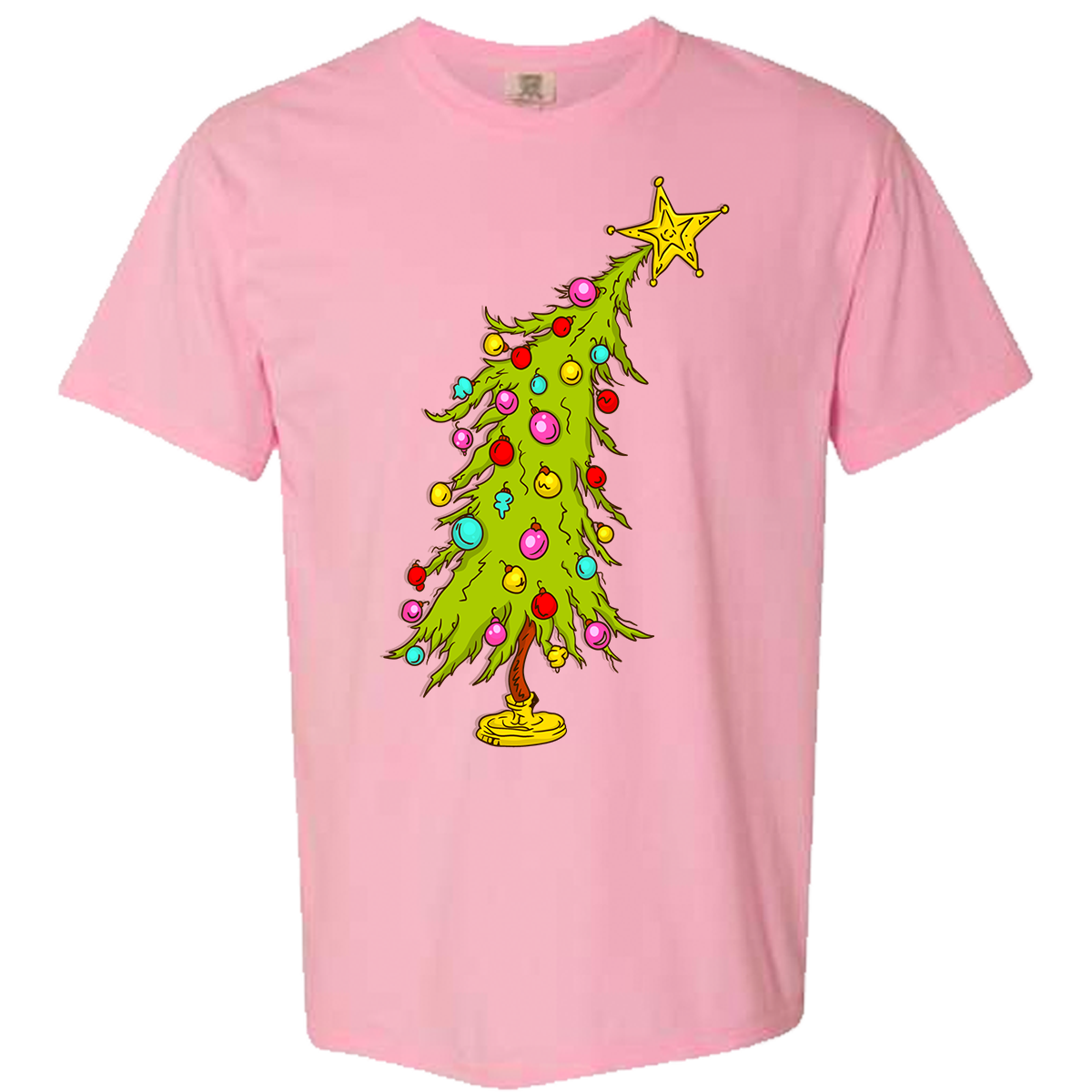 Christmas Tree Comfort Color Tee