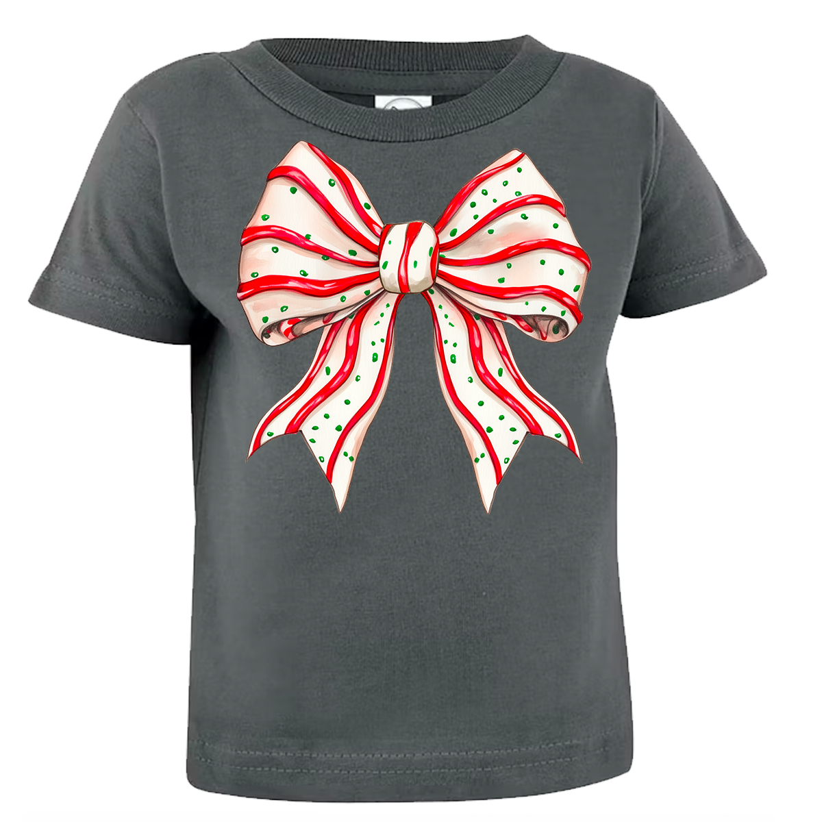 Christmas Tree Cake Bow Tee (INFANT/TODDLER/YOUTH)