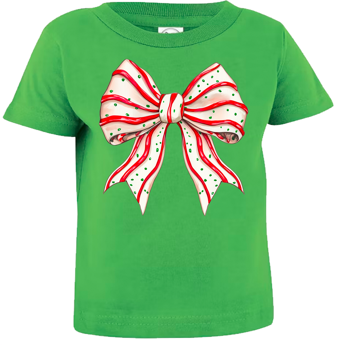 Christmas Tree Cake Bow Tee (INFANT/TODDLER/YOUTH)