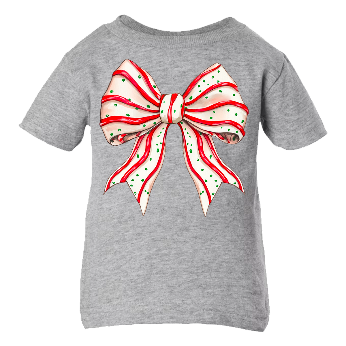 Christmas Tree Cake Bow Tee (INFANT/TODDLER/YOUTH)