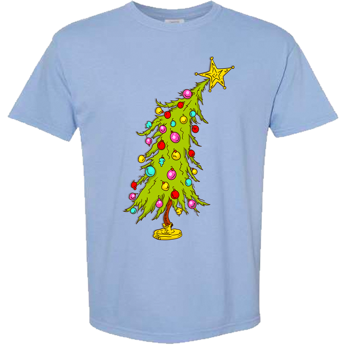 Christmas Tree Comfort Color Tee