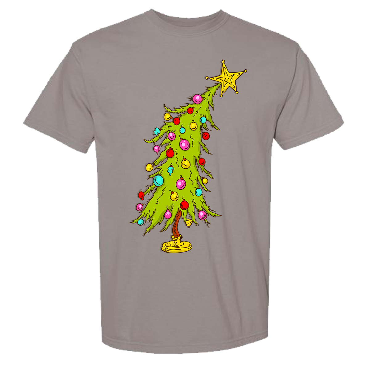 Christmas Tree Comfort Color Tee