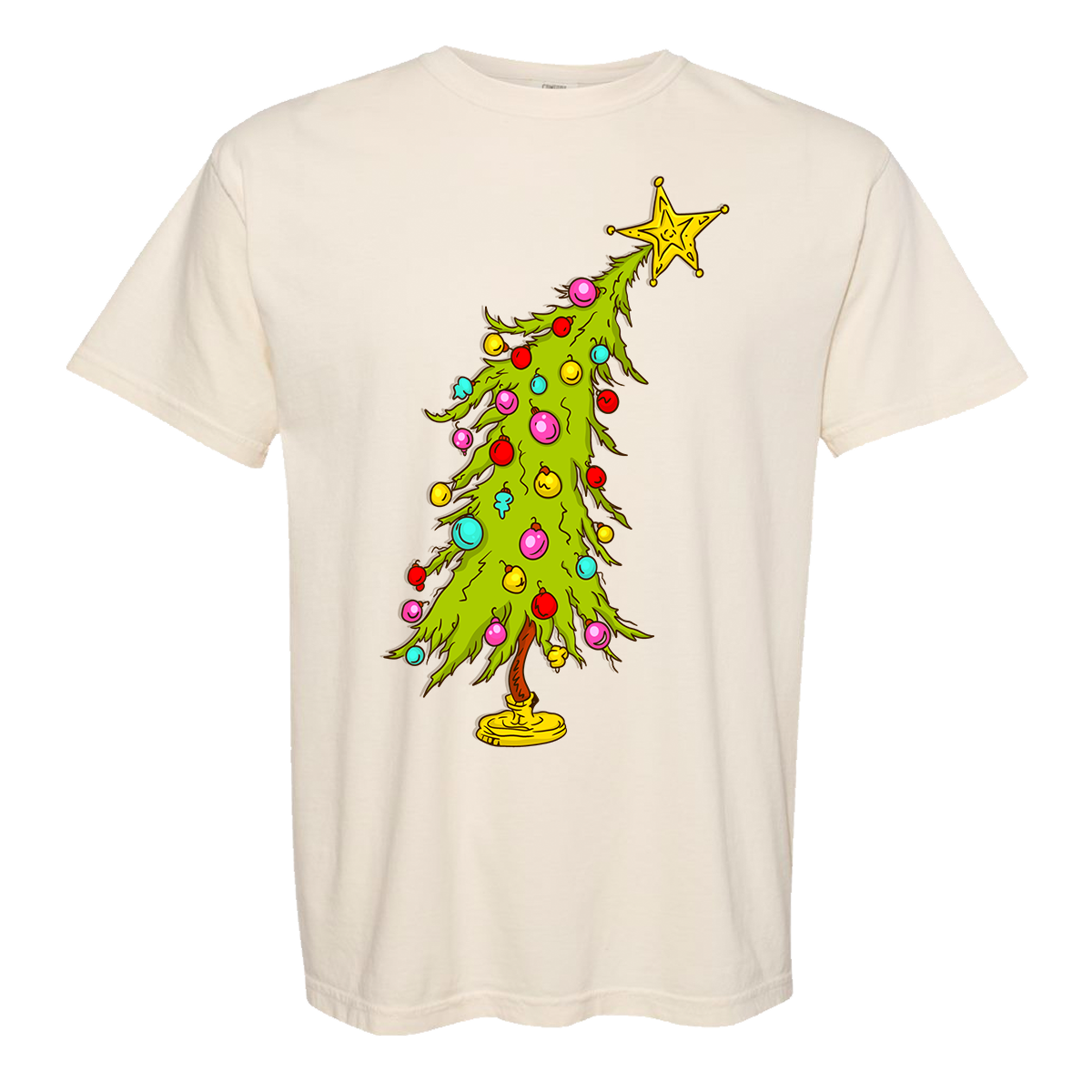 Christmas Tree Comfort Color Tee