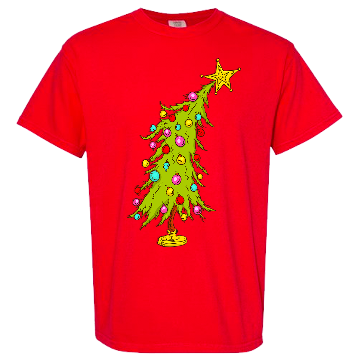 Christmas Tree Comfort Color Tee