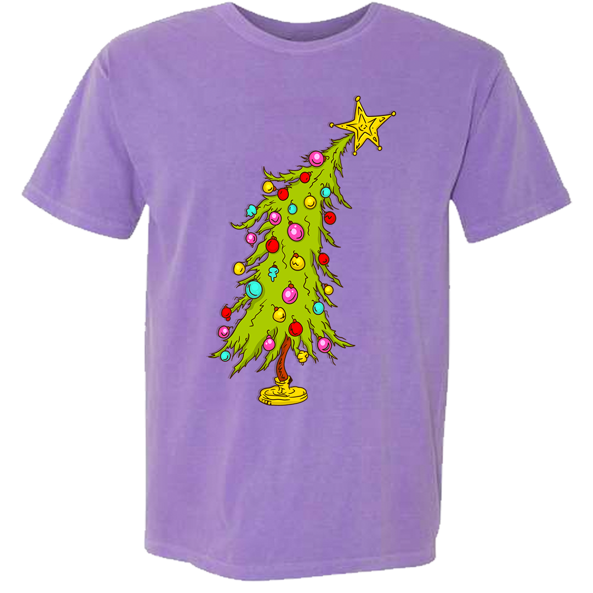 Christmas Tree Comfort Color Tee