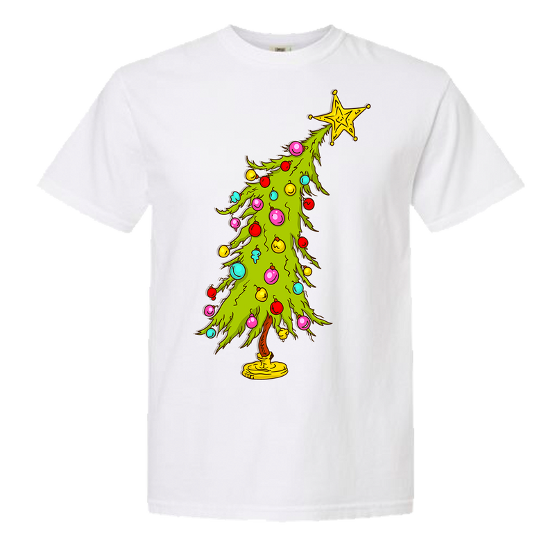 Christmas Tree Comfort Color Tee