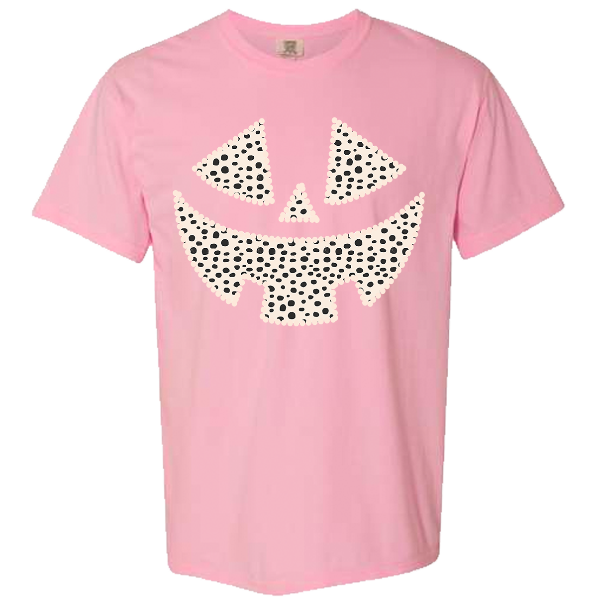 Dalmatian Pumpkin Face Comfort Color Tee