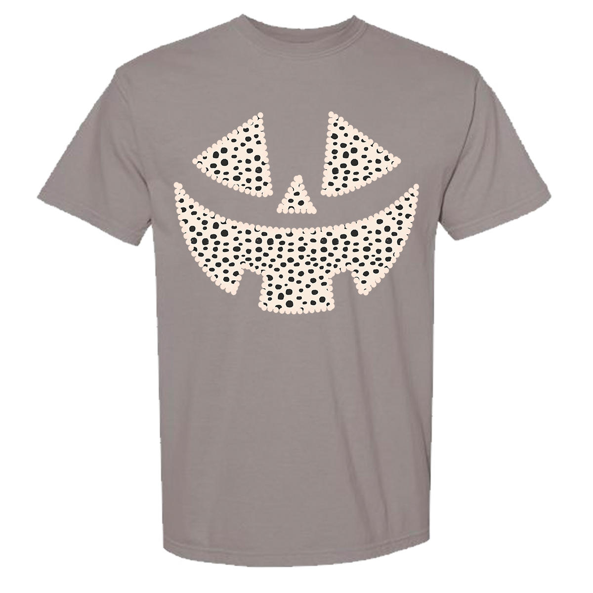 Dalmatian Pumpkin Face Comfort Color Tee