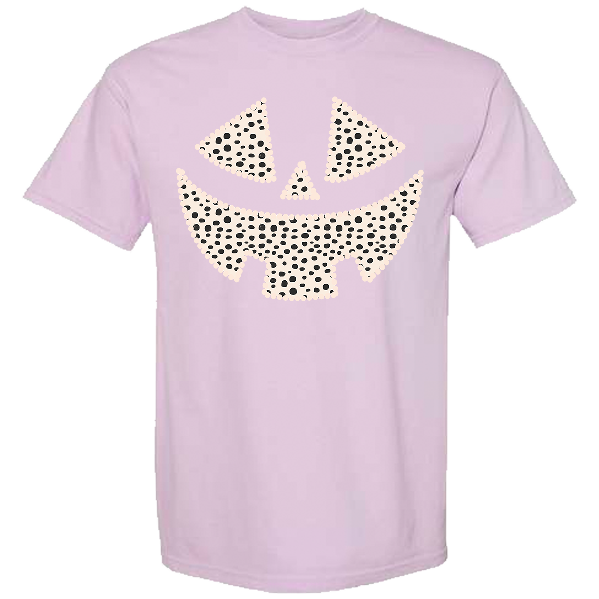 Dalmatian Pumpkin Face Comfort Color Tee