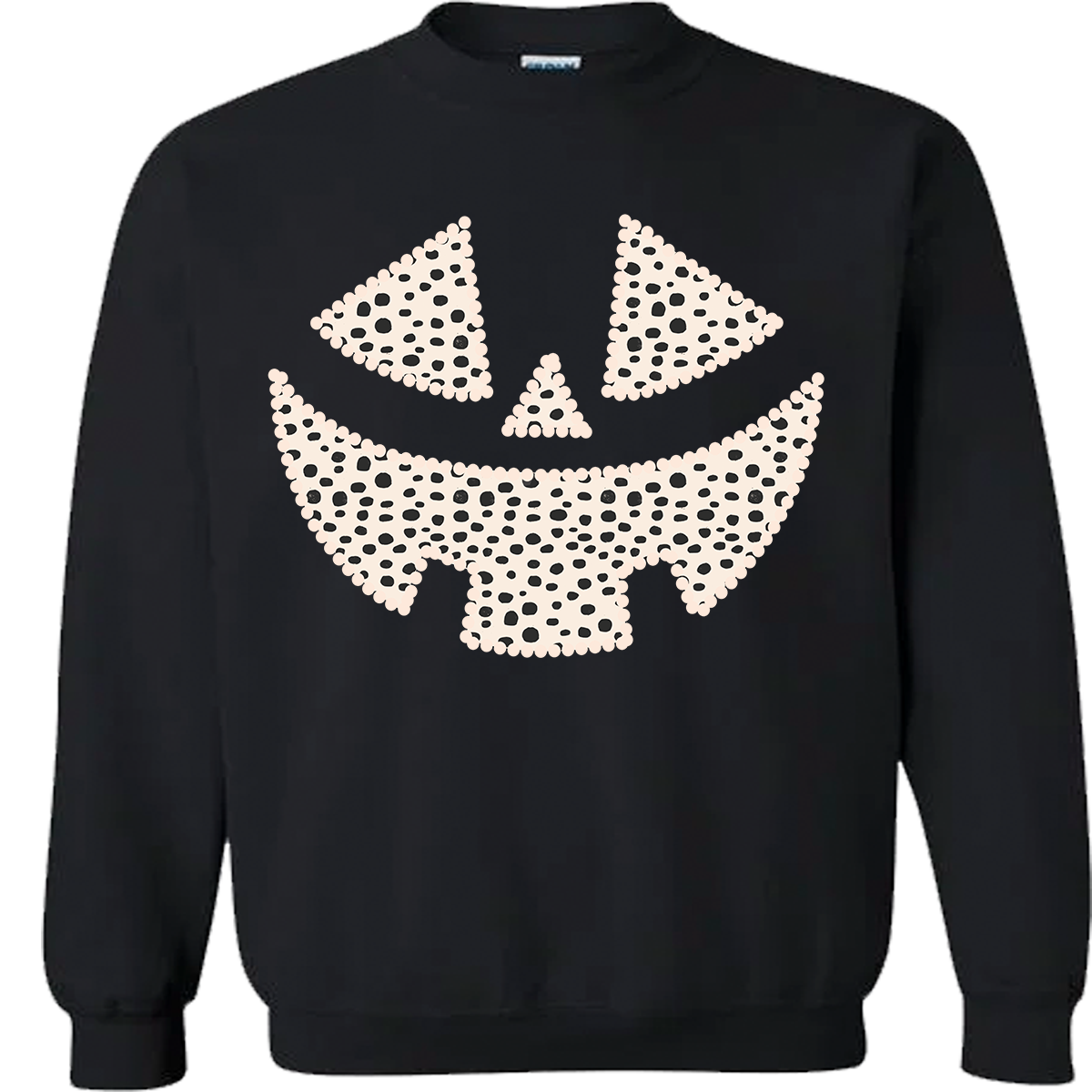 Dalmatian Pumpkin Face Sweatshirt