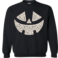 Dalmatian Pumpkin Face Sweatshirt